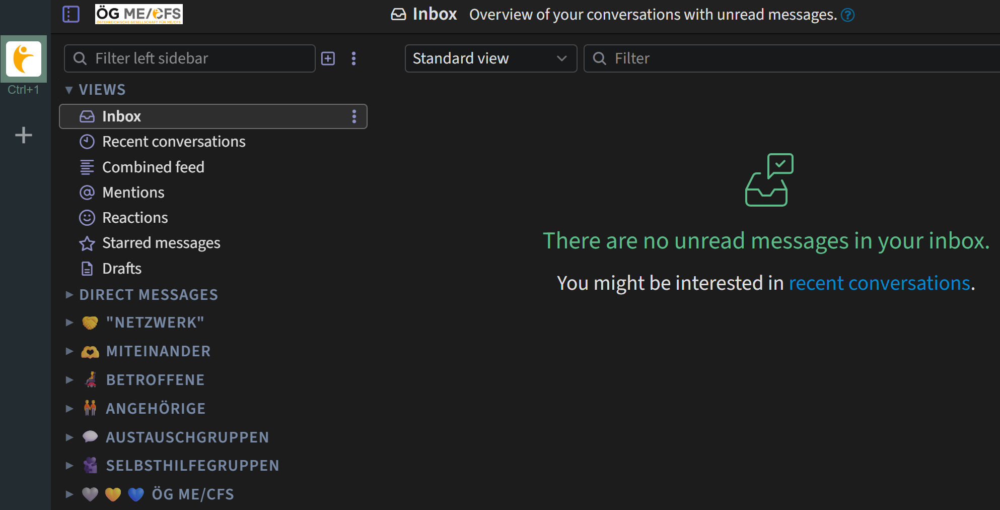 Zu sehen ist ein Screenshot der Plattform Zulip